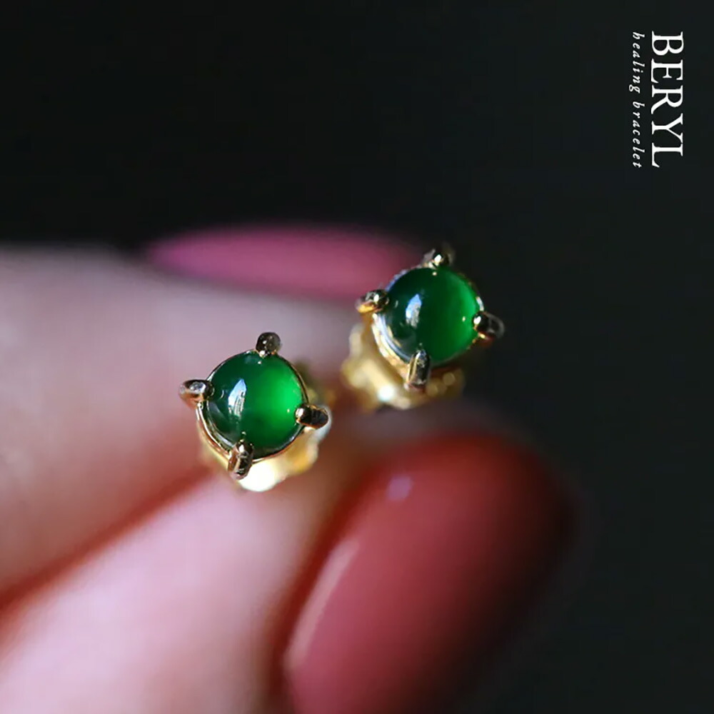 楽天市場】天然翡翠 ピアス レディース スタッドピアス 6mm 一粒