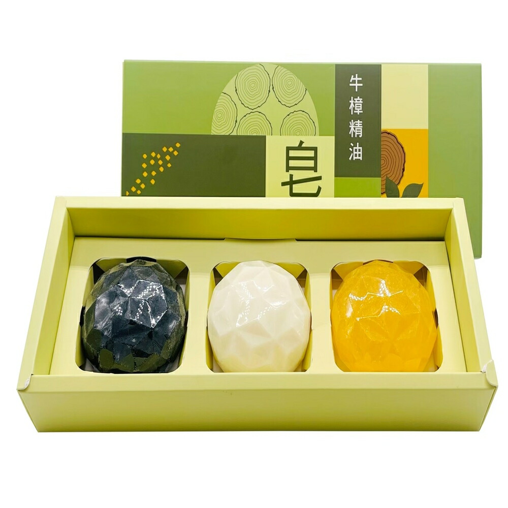 牛樟 エッセンシャルオイル 石けん 100g × 3個 セット 天然 無添加 アロマ アロマオイル フレグランス ボディソープ ボディウォッシュ ボディケア【立凱國際】【台湾直送】【送料無料】
