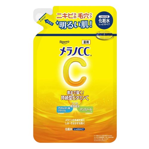 Melano CC Medicated Anti-Blemish Whitening Toner Moist Refill 170ml
