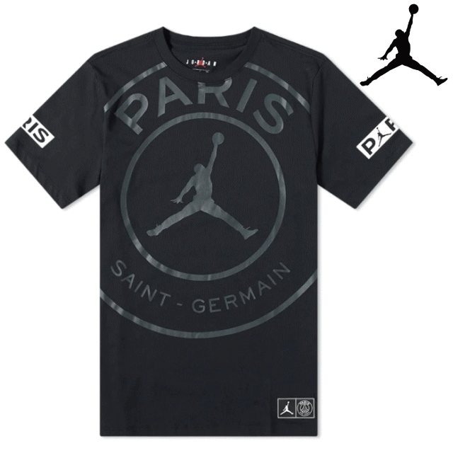 楽天市場 ジョーダン パリサンジェルマン コラボ Jordan Psg 半袖 Tシャツ ビック ロゴ ブラック ボルドー ユニセックス ナイキ 正規品 衣類 S S Shop