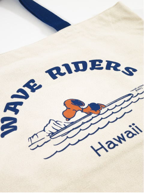 メール便無料 Honolulu Honolulu モニホノルル ハワイ限定 Hawaii直輸入 Moni Riders ２１ 送料無料 トートバックwave Ridersバッグ 小物 ブランド雑貨 日焼けスヌーピー モニ商品5000円 税別 以上購入でステッカー2枚プレゼント モニホノルル Twenty One