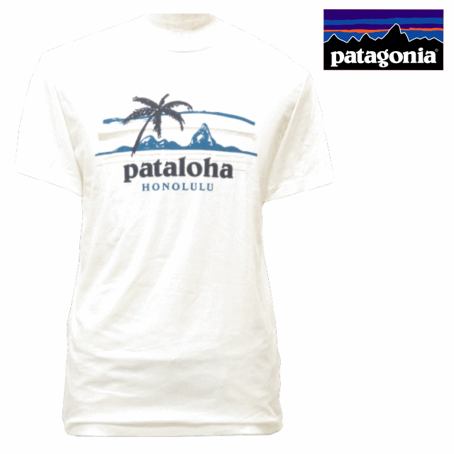 楽天市場】Patagonia パタゴニア【ハワイ限定・ Hawaii直輸入】M'S PATALOHA CARVED LOGO LW COTTON  T-SHIRT-HONOLULUTシャツ PATALOHA パタロハWHITE メンズ・ユニセックス サイズ：S-L : ２１ Twenty-One