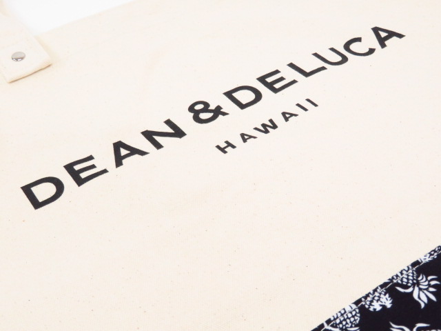 Dean Deluca ディーンアンドデルーカ ハワイ州削減 Hawaii直輸入 送料無料 パイナップル造り トートバック L号white Black Bairien Yamagata Jp