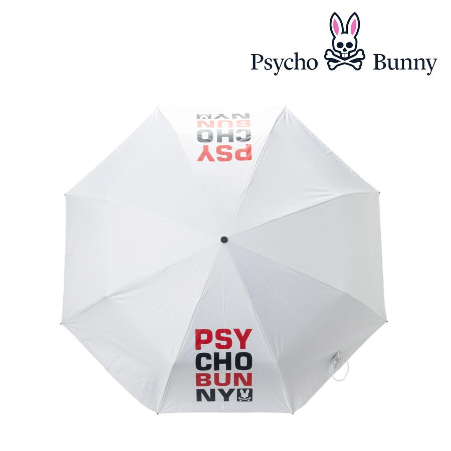 【月間優良ショップ受賞】PsychoBunny サイコバニー パラソル 折り畳み傘 ゴルフ用品 ユニセックス pbmg4fex