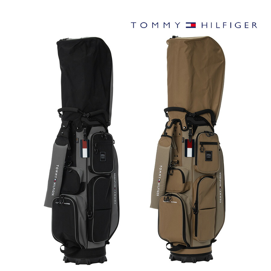 【ネームプレート刻印無料】TOMMY HILFIGER トミーヒルフィガー カートキャディバッグ デュラブル ユニセックス thmg6sc4