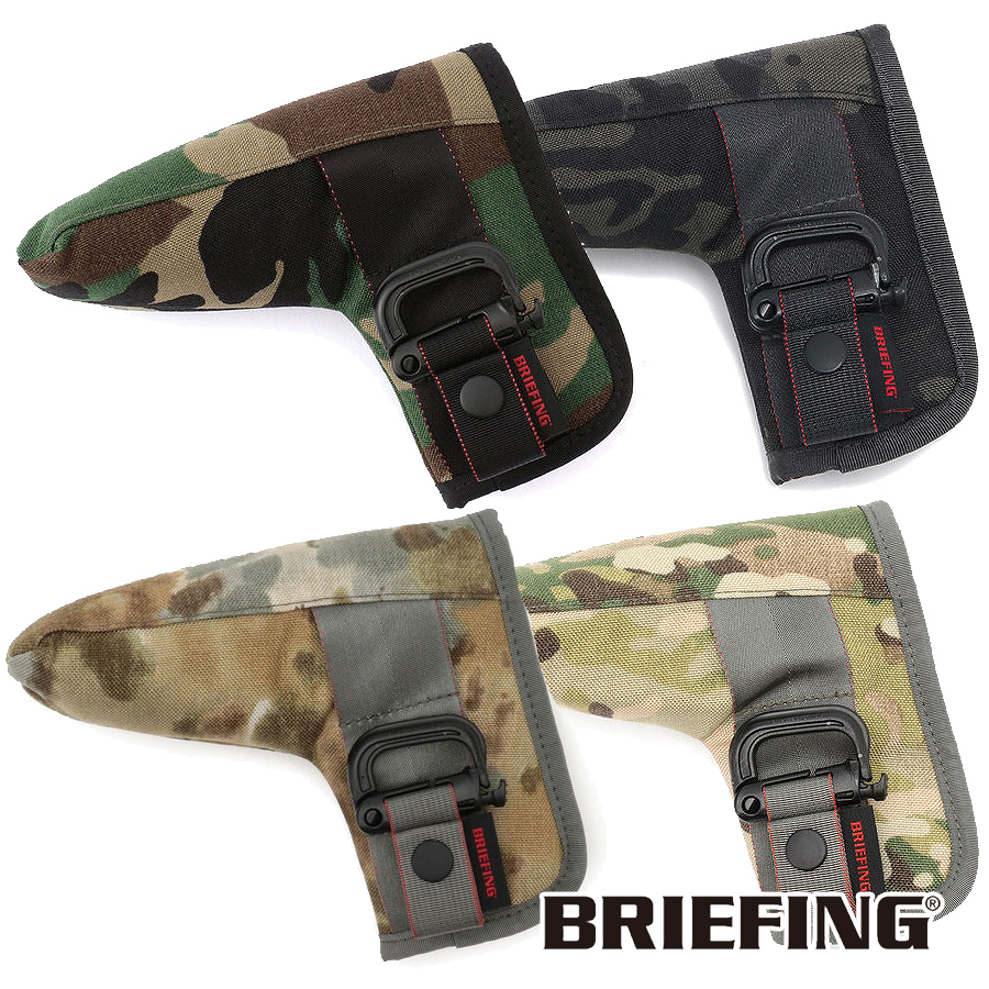 ヘッドカバー パター用 ブリーフィング BRIEFING ゴルフ B SERIES PUTTER COVER FIDLOCKゴルフ用品 パターカバー  100％本物