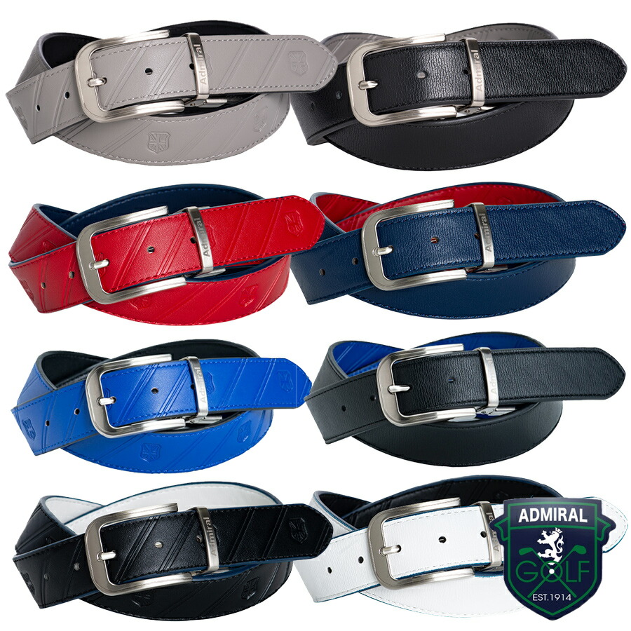 【月間優良ショップ受賞】ベルト アドミラル ２１Ｆ ＢＥＬＴ リバーシブル ADMB1BV2 ゴルフ用品 メンズ レディース