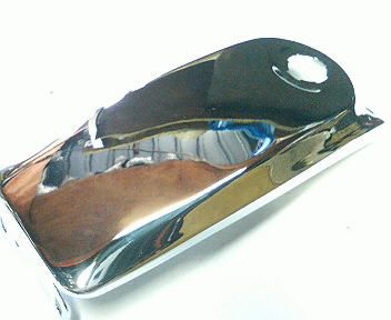 GS400/400E GS550 GS750メッキ タンクキャップカバー|TWINSTAR 店