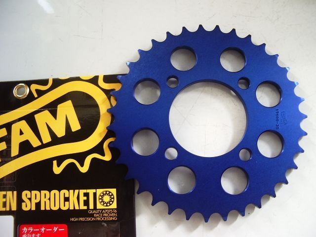 Z250FT用 旧AFAM製 特注ブルースプロケット 35丁｜TWINSTAR 店 14,060円