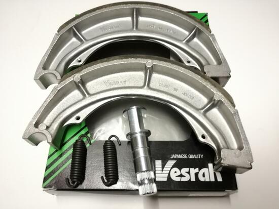 楽天市場】GS400 リア ブレーキシュー スプリング付き