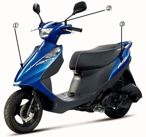 【楽天市場】台湾 SUZUKI 純正 アドレス V125 G 5期 FI グレー ブラック 黒 外装 カウル ３点 セット ADDRESSV125  ADR-G5-004 フロント カバー レッグシールド サイドカバー 外装 補修 交換 部品 パーツ 修理 公式 : 輸入バイクパーツ卸ツイントレード