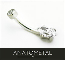 14Ga. チタン製 マーキーズ ネイブルカーブス ANATOMETAL|214Co.