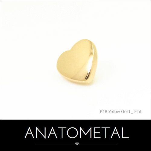 楽天市場】18金 パフィーハートエンド 単品 ANATOMETALK18