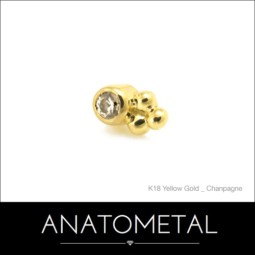 楽天市場】3mm プロングセット ジェムエンド 単品 ANATOMETAL チタン