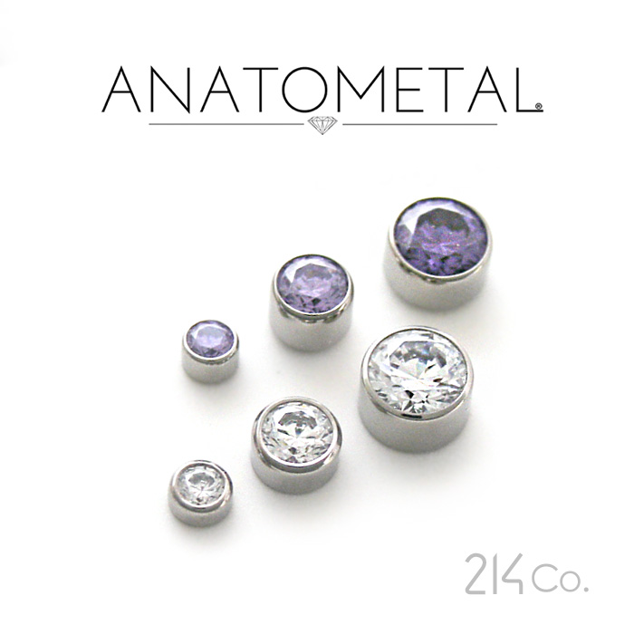 楽天市場】4mm ベゼルセット ジェムエンド 単品 ANATOMETAL チタン台座