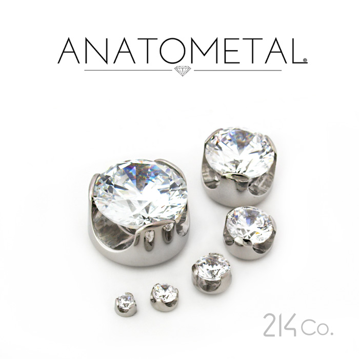 楽天市場】8mm プロングセット ジェムエンド 単品 ANATOMETAL チタン