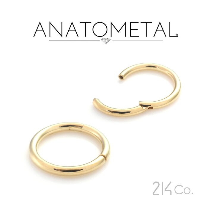 18金 クリッカーリング 18~14Ga. ANATOMETAL