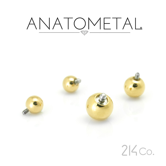 楽天市場】18金 トライビーズ エンド 2mm×3粒 単品 ANATOMETALK18 