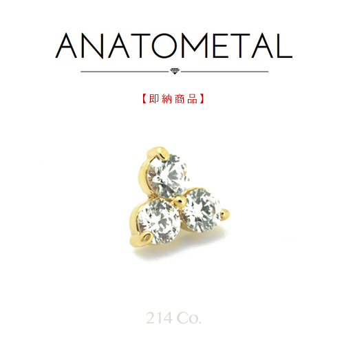 楽天市場】18金 トリオ エンド 単品 ANATOMETAL(ブリリアントカット