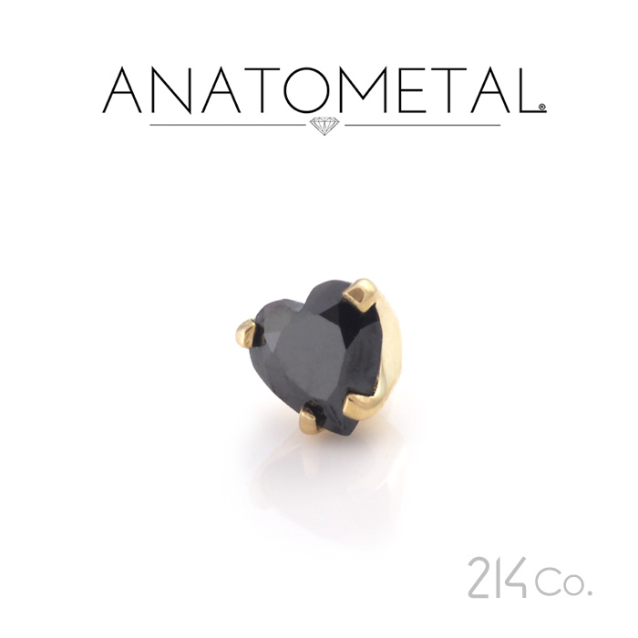 18金 プロングハートエンド 単品 ANATOMETAL