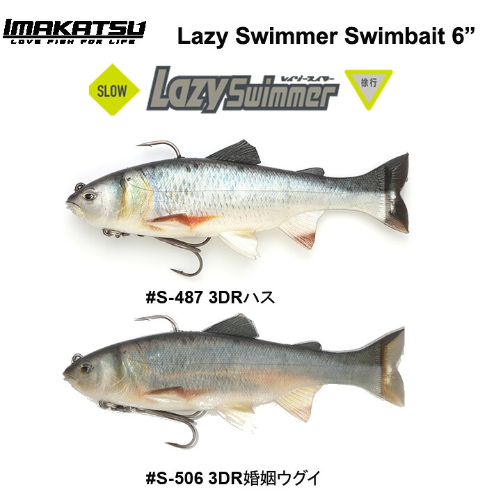 イマカツ 3DRレイジースイマー 6インチ (1.75oz.) スローシンキング バスフィッシング 　スイムベイト 8,085円