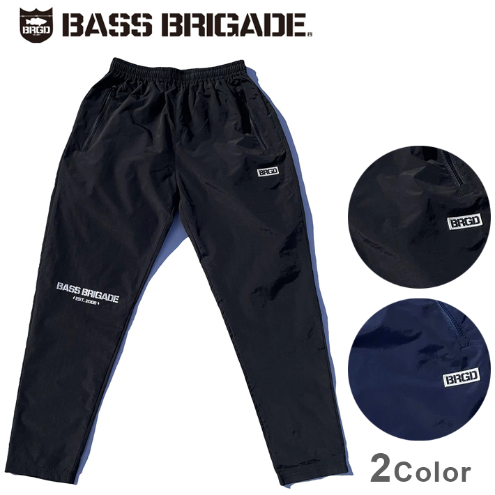 バスブリゲード ナイロンパンツ Bass Brigade Pants パンツ フィッシングブランド Brgd Word バスフィッシング 撥