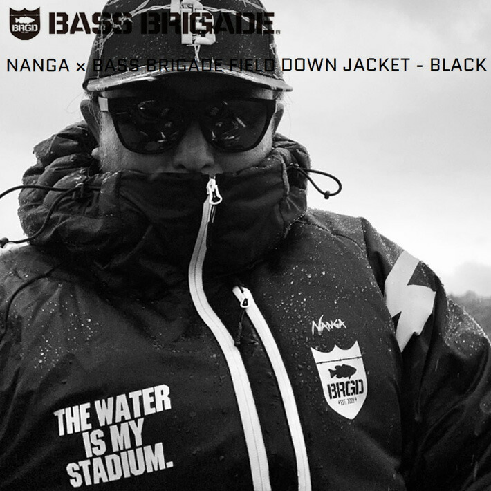 【決算大売り出し】ナンガ 落ち込む上衣 バスブリゲード 上衣 NANGA × BASS BRIGADE FIELD DOWN JACKET - BLACK バスフィッシング デプス 2階建てバス御釣り アウトドア ナンガジャケット 貨物輸送無料