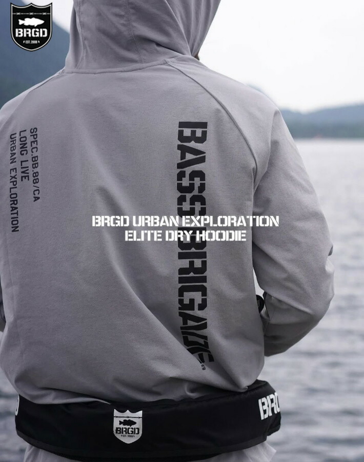 BRGD バスブリゲード アウター ジャケット バスブリゲード BASS BRIGADE BRGD PERFORMANCE DRY ZIP HOODIE