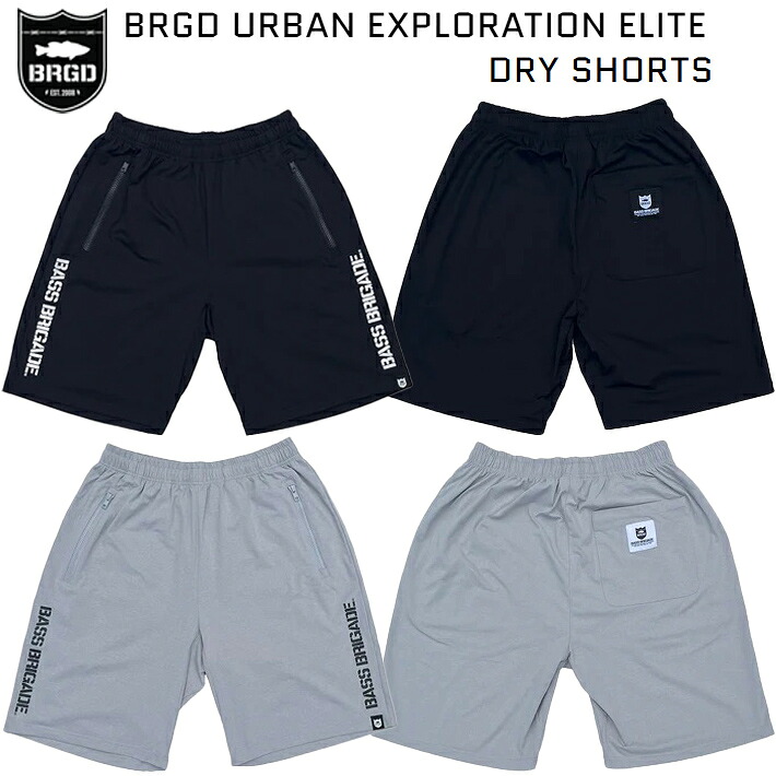 【20%OFF】バスブリゲード ドライショーツ BASS BRIGADE BRGD URBAN EXPLORATION ELITE DRY SHORTS UEES-A102 速乾性 ドライショーツ UVカット バスフィッシング デプス バス釣り アウトドア 釣り|SLOW LIFE OSAKA