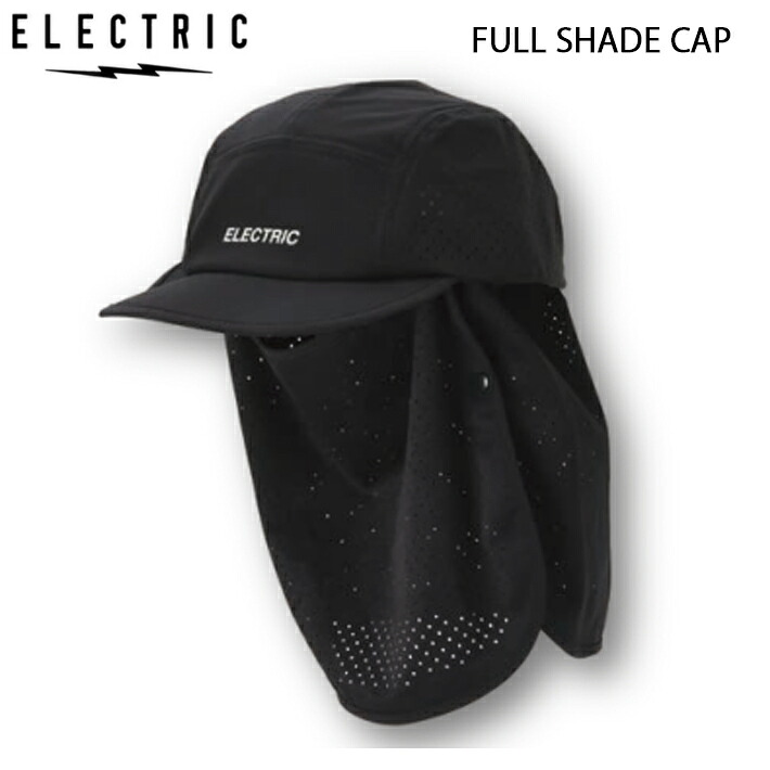 ELECTRIC エレクトリック FULL SHADE CAP E26SC04 フルシェードキャップ メッシュ付き 日焼け対策 日焼け防止 キャップ 帽子 バス フィッシング｜SLOW LIFE OSAKA