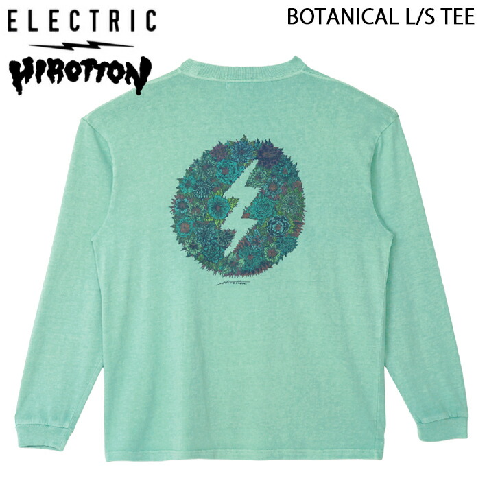 ELECTRIC x HIROTTON エレクトリック ヒロットン BOTANICAL L/S TEE E26ST19P ロングスリーブ ロングTシャツ コラボ アウトドア バス釣り バスフィッシング