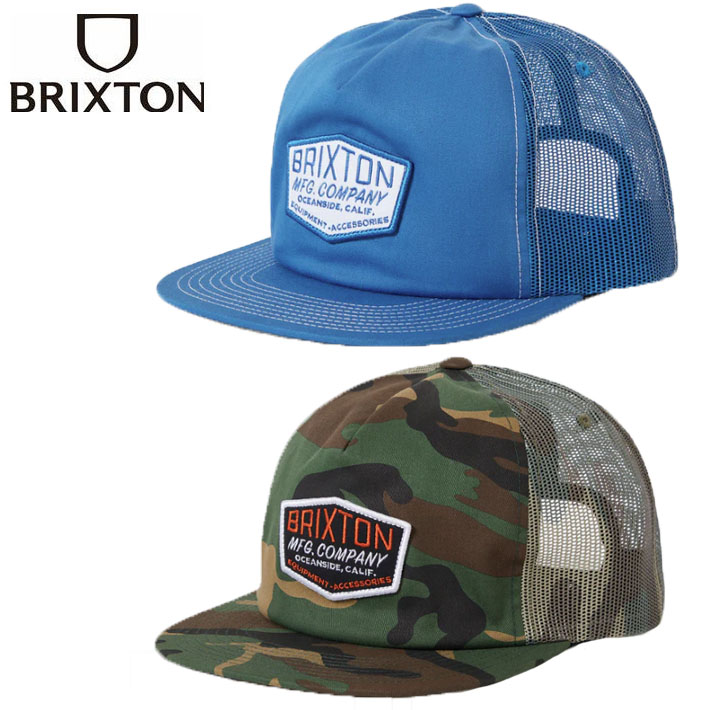 最終値下げ！BRIXTON ワークキャップ 青 11685-top.jpg