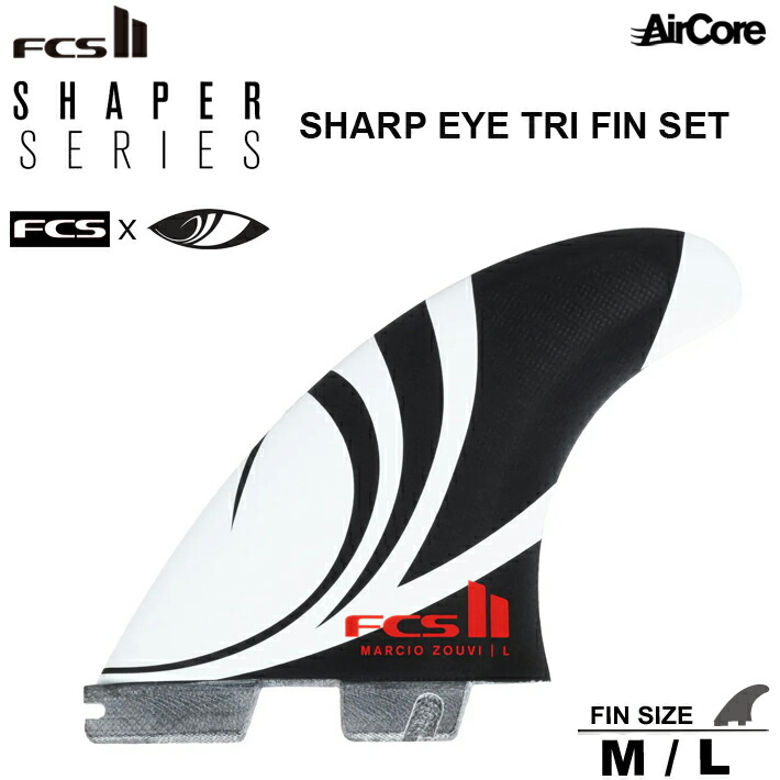 FCS2 エフシーエス シャープアイ トライ 3フィン FCS II Sharp Eye Tri Fin Set - FCS JAPAN