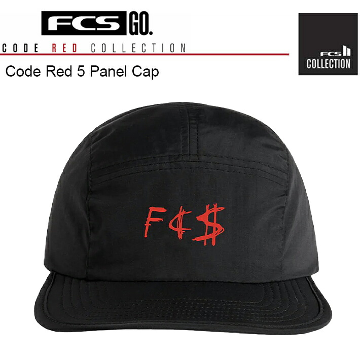 【楽天市場】キャップ FCS エフシーエス CODE RED COLLECTION CODE RED 5 PANEL CAP Code Red ...