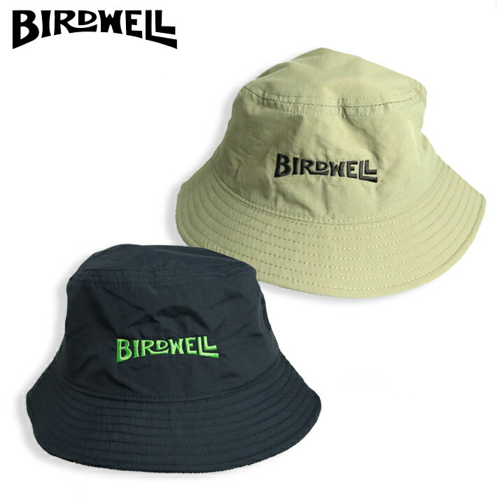 ハット キャップ BIRDWELL ”Wordmark Nylon Bucket Hat” バードウェル 速乾性 日よけ対策 日焼け対策 7,200円