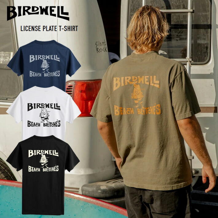 【決算セール】Tシャツ BIRDWELL ” License Plate T-Shirt ” US MADE バードウェル 半袖 トップス Tシャツ メール便対応