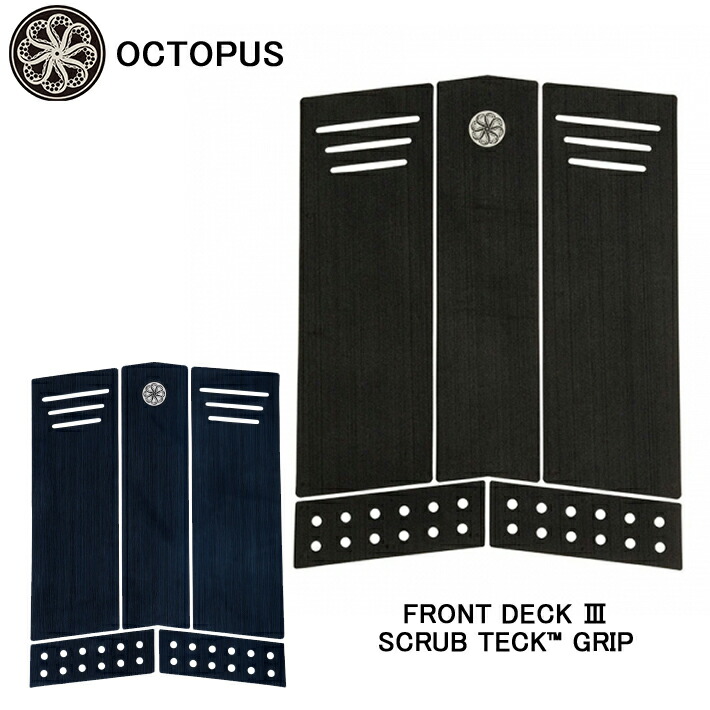 ＜新品・送料込み＞オクトパス SWALLOW デッキパッド 2ピース黒 OCTOPUS オクトパス / SWALLOW 2ピース デッキパッド