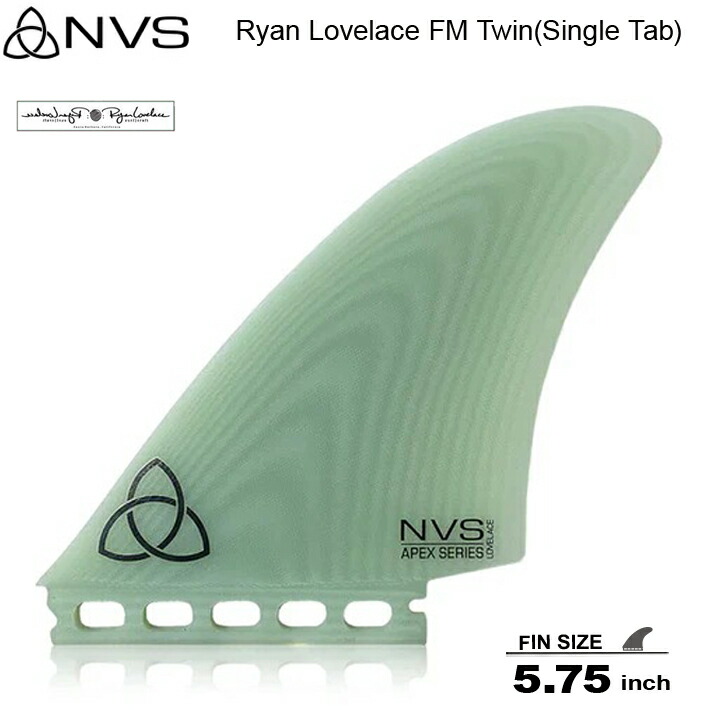 NVS SURF FINS NVSフィン Ryan Lovelace FM Twin(Single Tab) ライアン・ラブレス ツインフィン カリフォルニア、サンディエゴ発のFinブランド画像