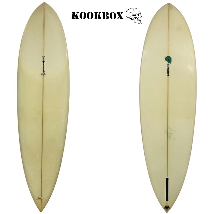 中古 サーフボード 使用状態 【B】★★☆ KOOKBOX SURFBOARDS クークボックスサーフボード Hollow Point 6’6” McCallum Shape ※営業止め配送