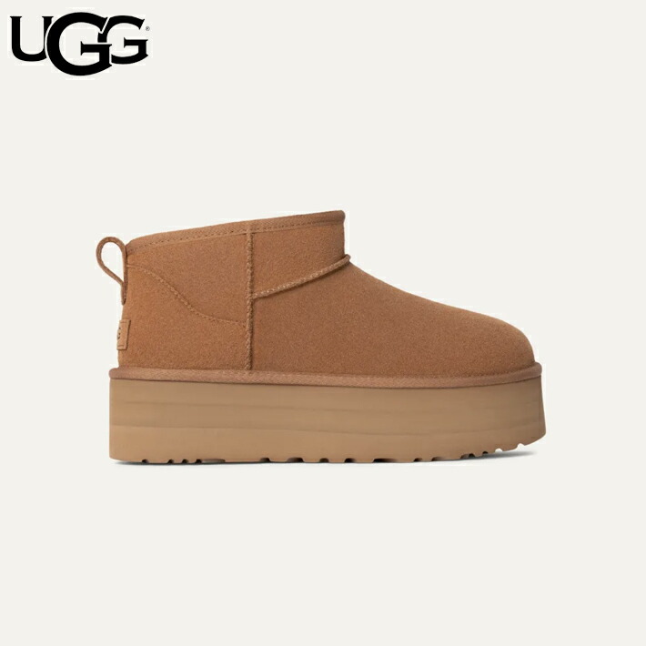 楽天市場】UGG アグ プラットフォーム ムートンブーツ クラシック ウルトラ ミニ レディース 厚底 CLASSIC ULTRA MINI  PLATFORM ブラウン 1135092 : TRICKY WORLD OSAKA