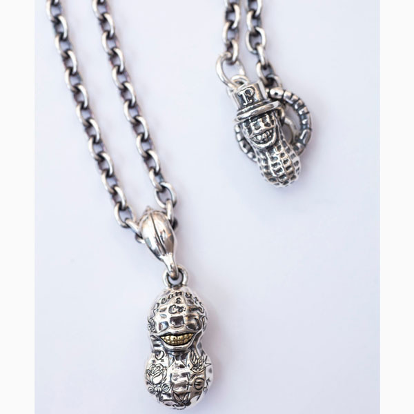 楽天市場】Peanuts&Co. MEDIUM BERO PEANUTS/Silver×K10PG＋PEANUTS