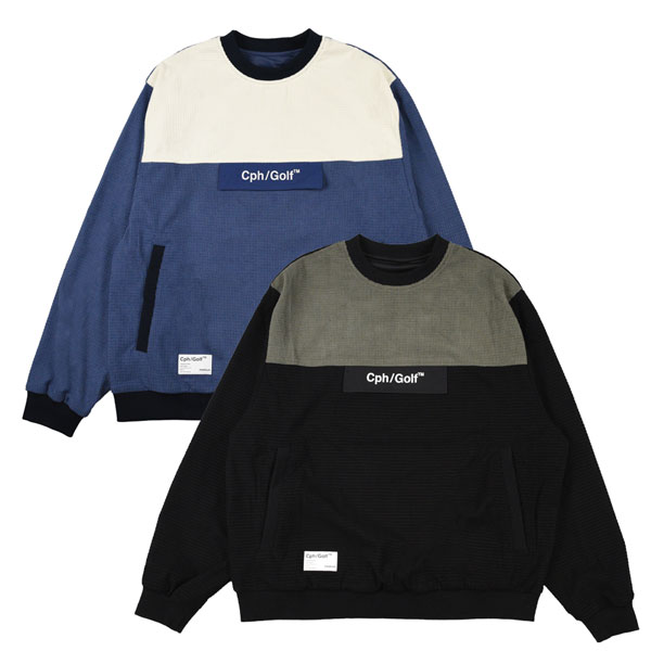 Captains Helm Golf Waffle Corduroy Track Pullover キャプテンズヘルム ゴルフ ワッフル コーデュロイ トラック プルオーバー|TWOFACE