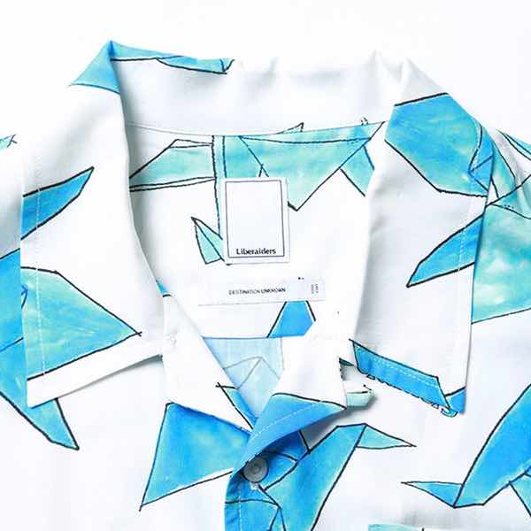 40%OFF Liberaiders origami シャツ レーヨン リベレイダース shirt 