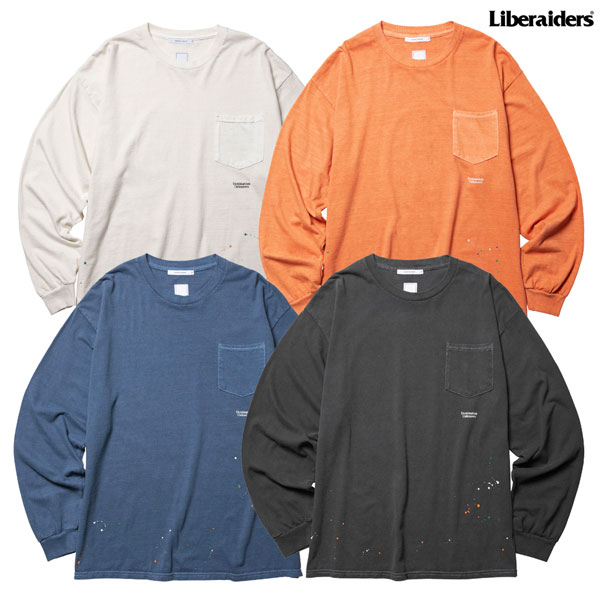 Liberaiders Paint Splatter L/S Tee リベレイダーズ 絵の具 スプラッター ロング捩り