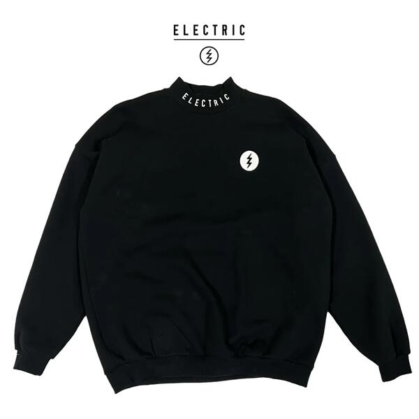 Electric Icon Logo Mockneck Sweat エレクトリック アイコン ロゴ モックネック スウェット
