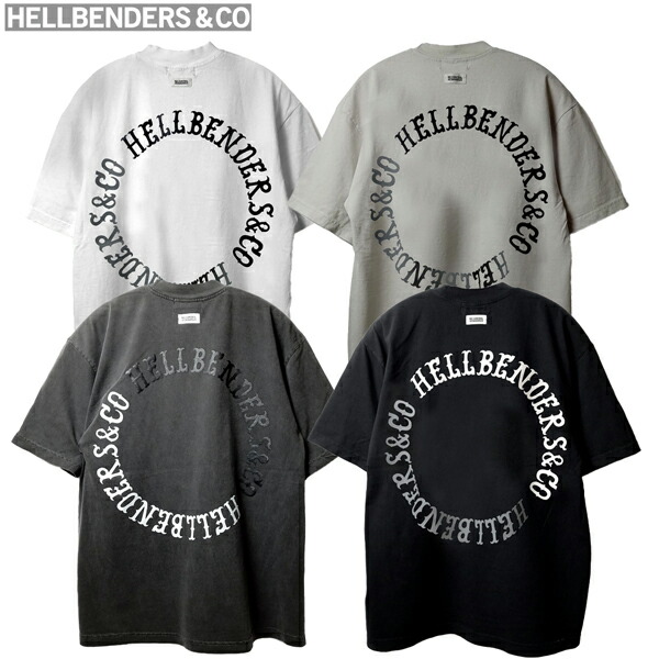 Hellbenders&co Circle logo SS TEE 6.5oz USA Cotton 2 ヘルベンダース サークル ロゴ ショートスリーブ ティー｜ＴＷＯＦＡＣＥ 7,810円