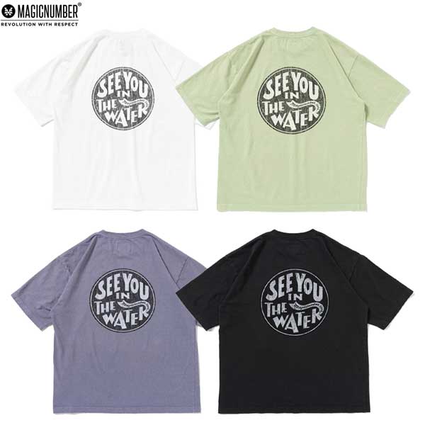 Magic Number See You In The Water Xv Us Cotton T-Shirt 神通力電話番号 シーユーインザウォーター ユーエス 綿織物 ティーシャツ