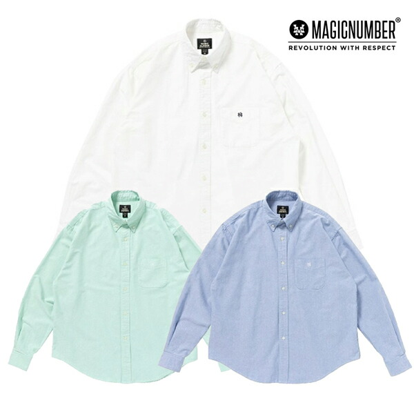 20%OFF!! Magic Number Oxford B.D Shirt 神通力電話番号 オックスフォード プルオーバー
