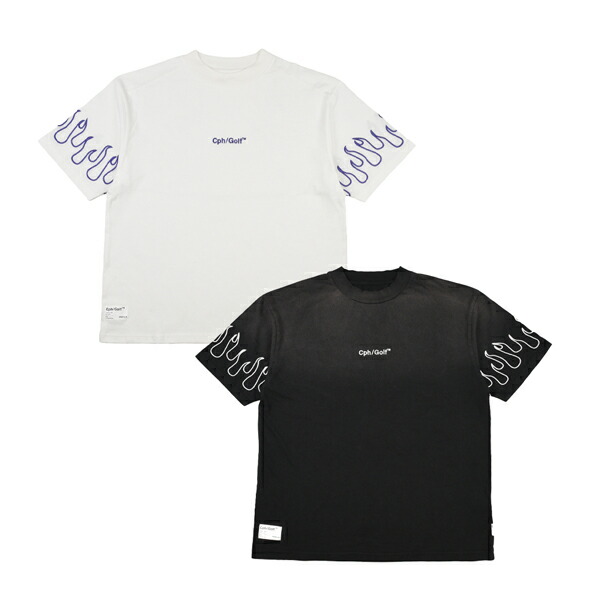 Captains Helm Golf Fire Sleeve Ss Mock Neck Tee キャプテンズヘルム ゴルフ たき火 捩り 遊撃手捩り モックネック 紅茶