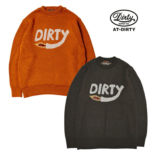 At-dirty Dirty Fire Knit アットダーティー ダーティ ファイア ニット|TWOFACE